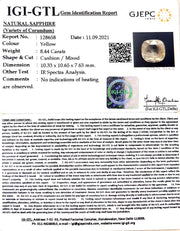 8.44 Carat Natural Ceylonese Pukhraj with Govt Lab Certificate-(YELSA9T)